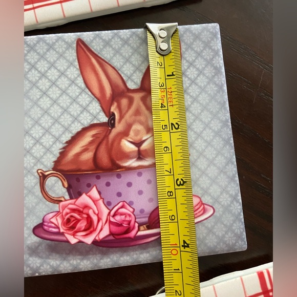 Lot of 11 of Accent & Decor Tile by Maryline Cazenave 4” Ceramic Kittens Puppies - Picture 11 of 16